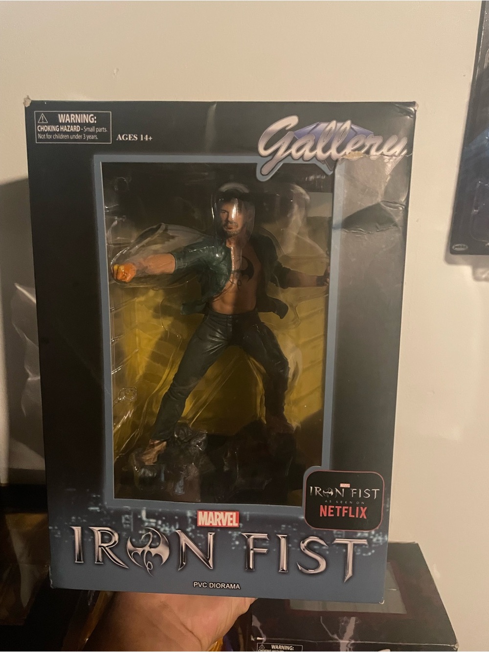 Marvel Iron Fist PVC Figure — Green Jacket with Yellow Fist